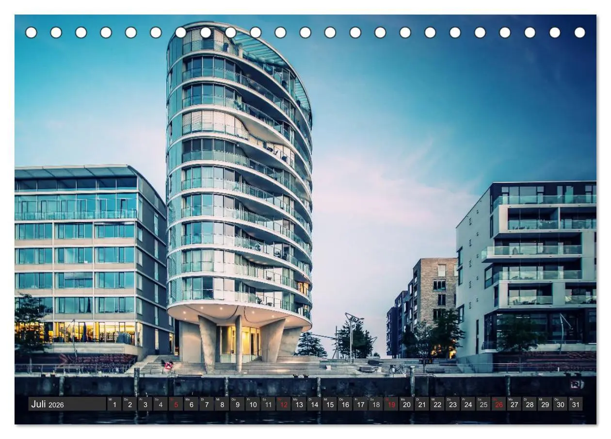 Bild: 9783516228687 | Stadt Hamburg (Tischkalender 2026 DIN A5 quer), CALVENDO...