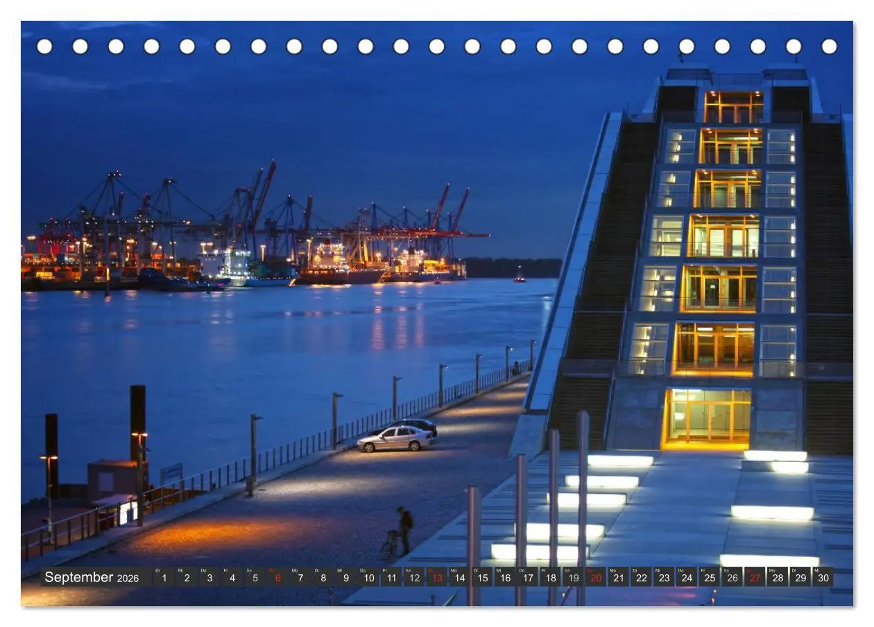 Bild: 9783516228687 | Stadt Hamburg (Tischkalender 2026 DIN A5 quer), CALVENDO...