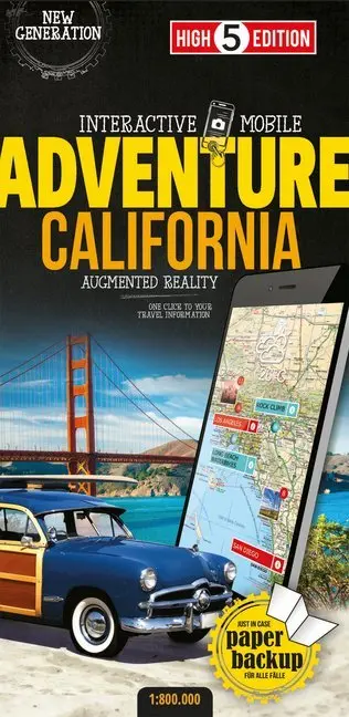 Cover: 9783906908687 | High 5 Edition Interactive Mobile ADVENTUREMAP Kalifornien | Deutsch
