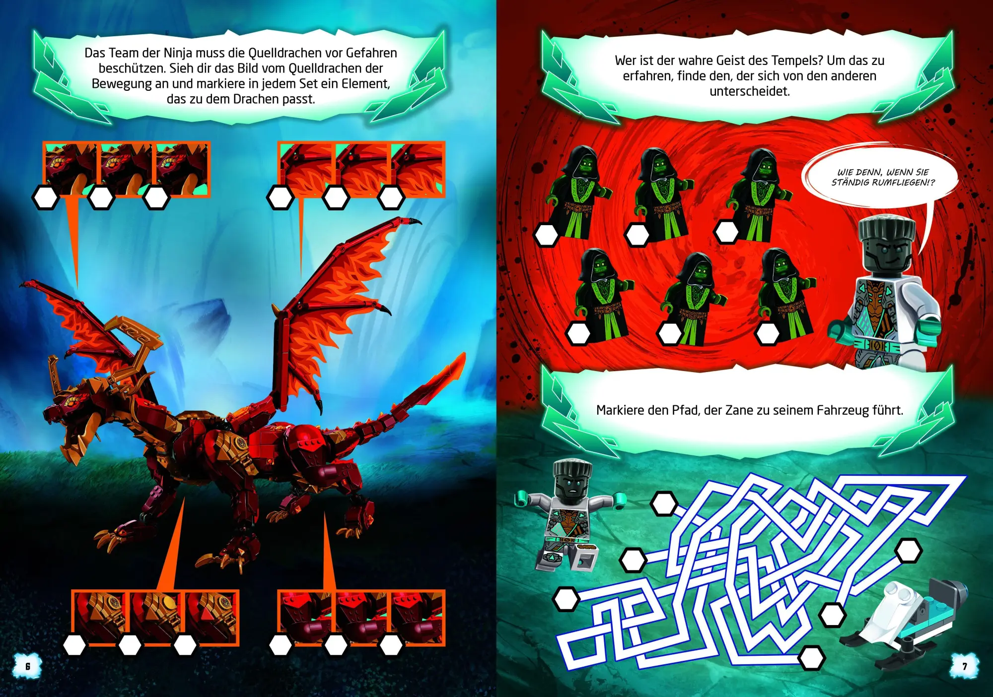 Bild: 9783960808787 | LEGO® NINJAGO® - Rätselspaß mit dem eiskalten Ninja | Taschenbuch
