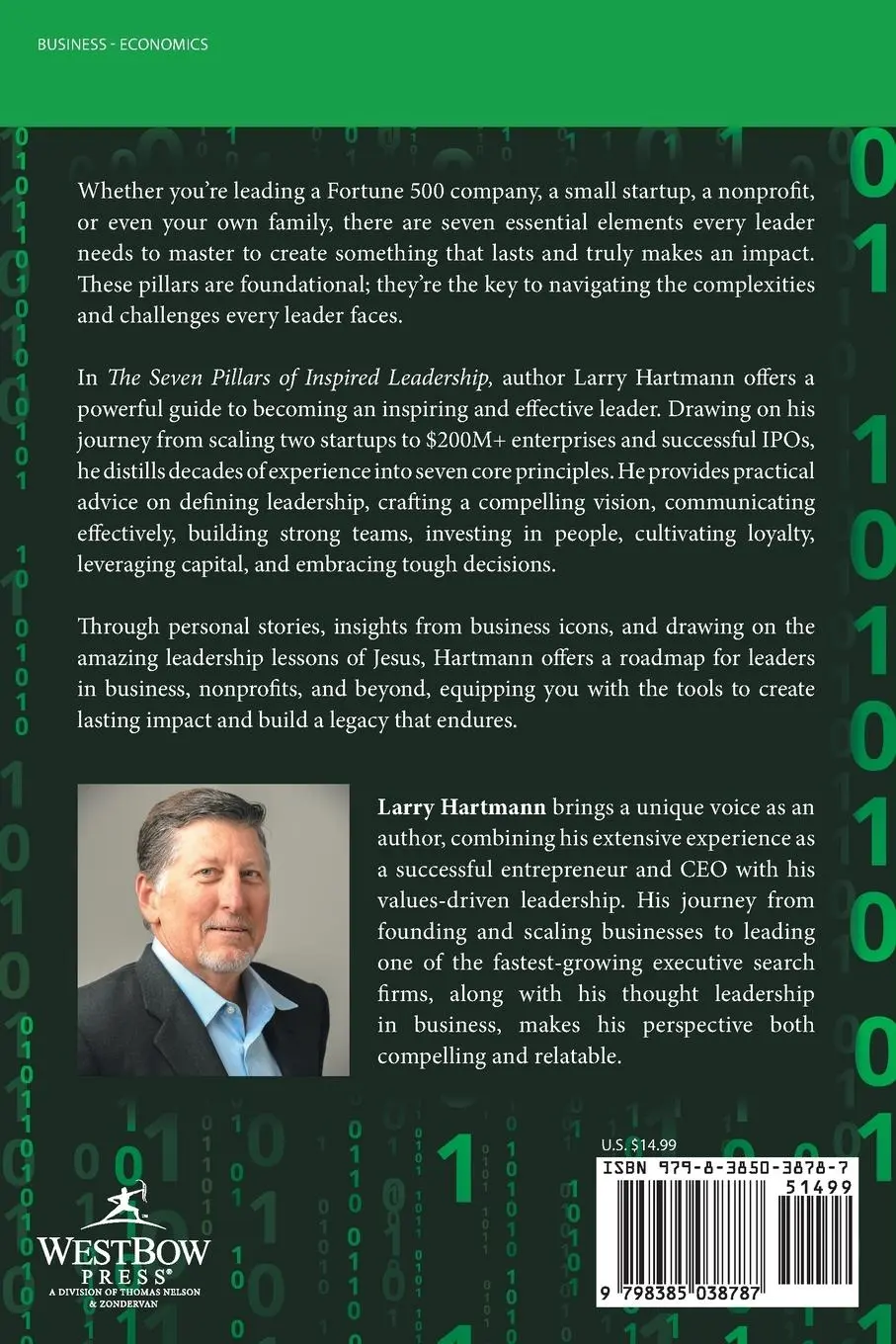 Rückseite: 9798385038787 | 7 Pillars of Inspired Leadership | Larry Hartmann | Taschenbuch | 2025