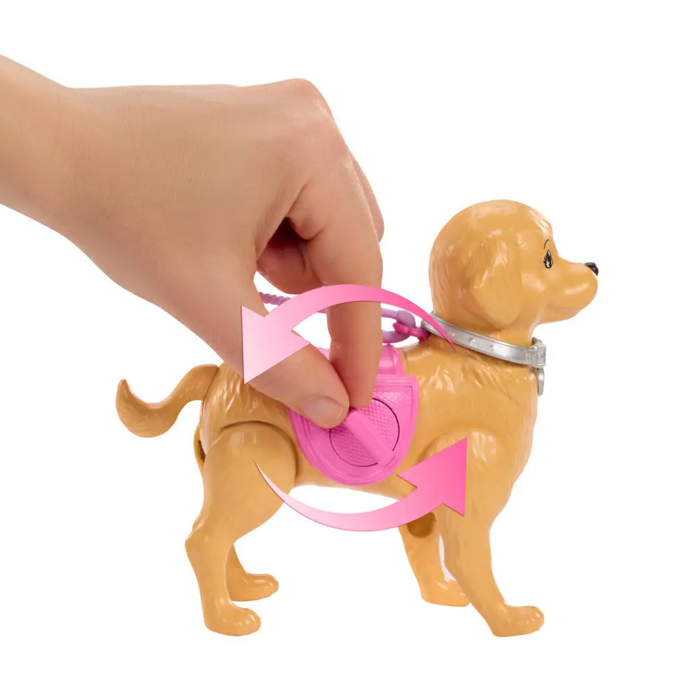 Bild: 194735338887 | Barbie Hundespaziergang Spielset mit Puppe | Blister | JJB46 | Deutsch