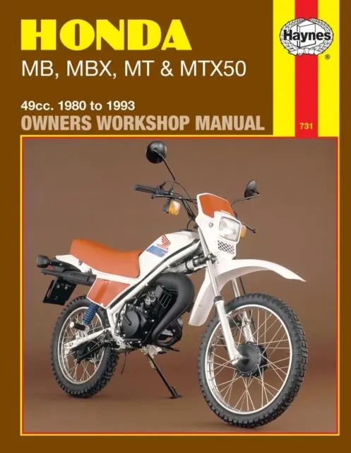 Cover: 9781850108887 | Honda MB, MBX, MT &amp; MTX50 (80-93) Haynes Repair Manual | Publishing
