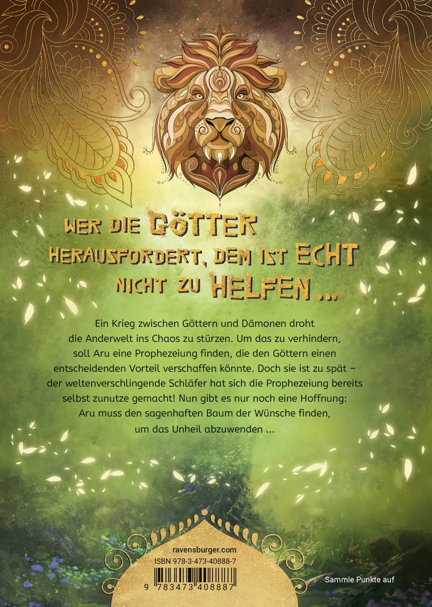 Rückseite: 9783473408887 | Aru gegen die Götter, Band 3: Das Geheimnis des Wunschbaums | Chokshi