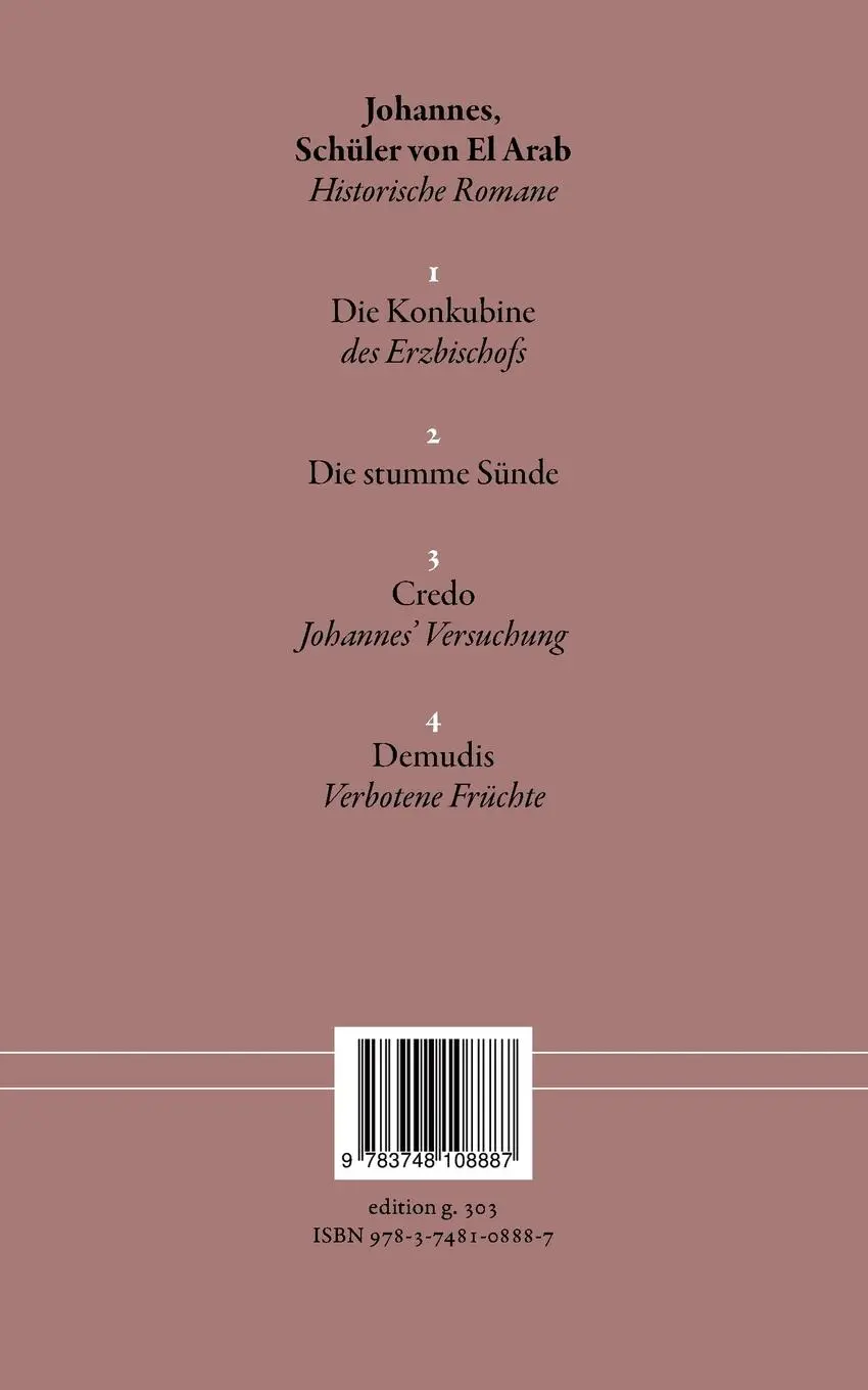 Rückseite: 9783748108887 | Credo | Johannes' Versuchung | Stefan Blankertz | Taschenbuch | 268 S.