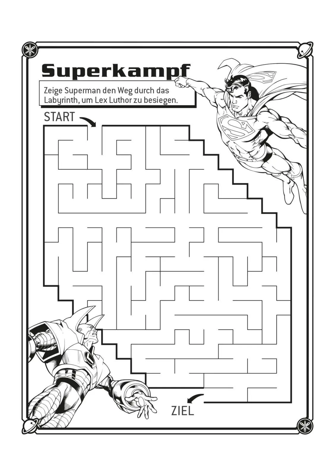 Bild: 9783845128887 | DC Superman: Superstarker Malblock | Taschenbuch | DC Universum | 2025