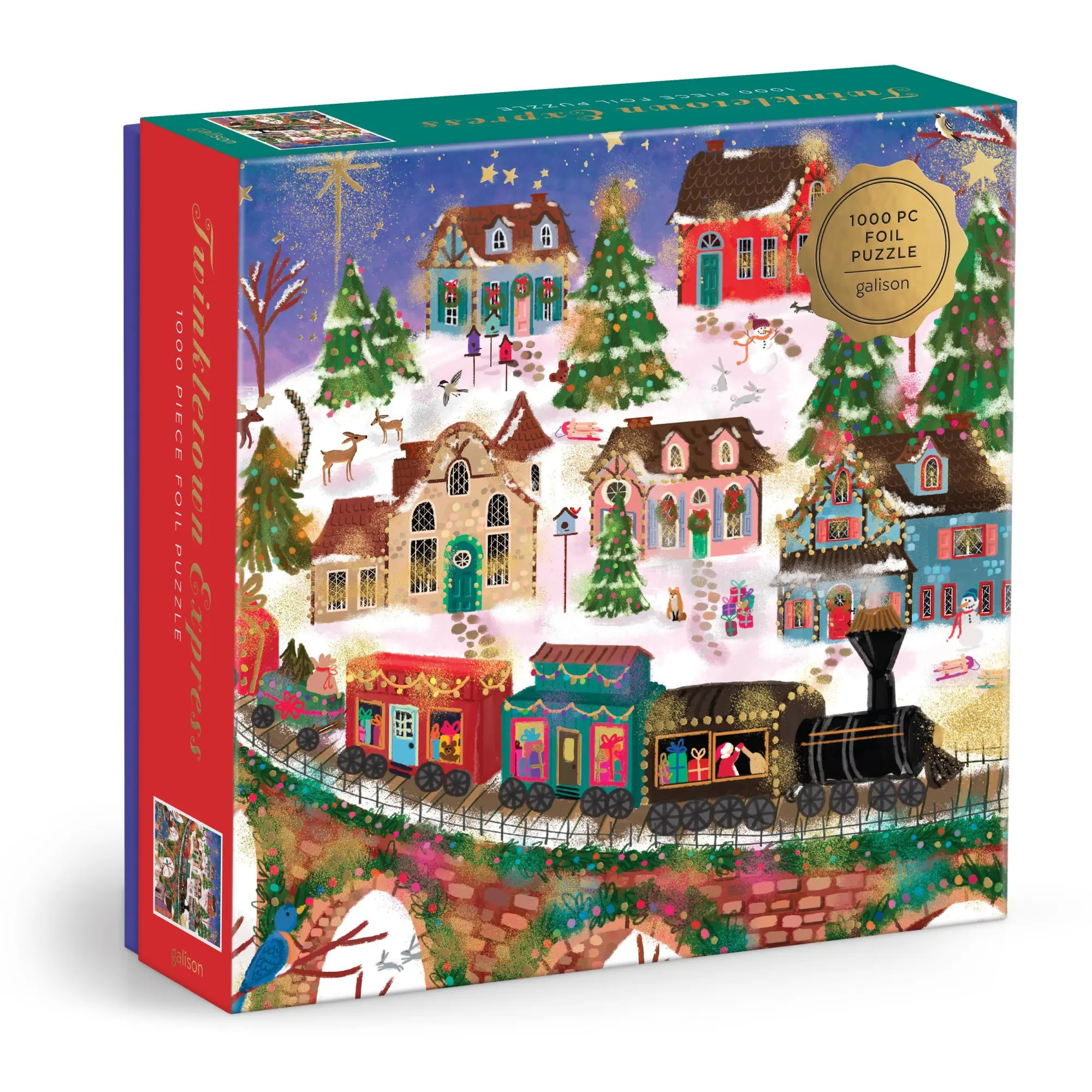 Cover: 9780735388987 | Joy Laforme Twinkletown Express 1000 Piece Foil Puzzle | Galison