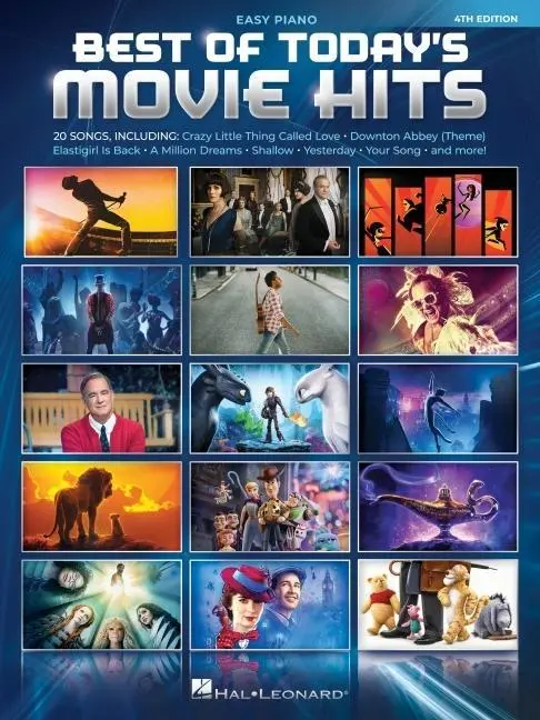 Cover: 9781540088987 | Best of Today's Movie Hits - 4th Edition: Easy Piano Arrangements...