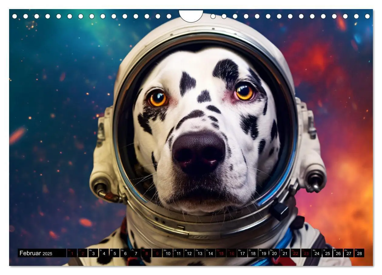 Bild: 9783383858987 | Hunde im Weltall (Wandkalender 2025 DIN A4 quer), CALVENDO...