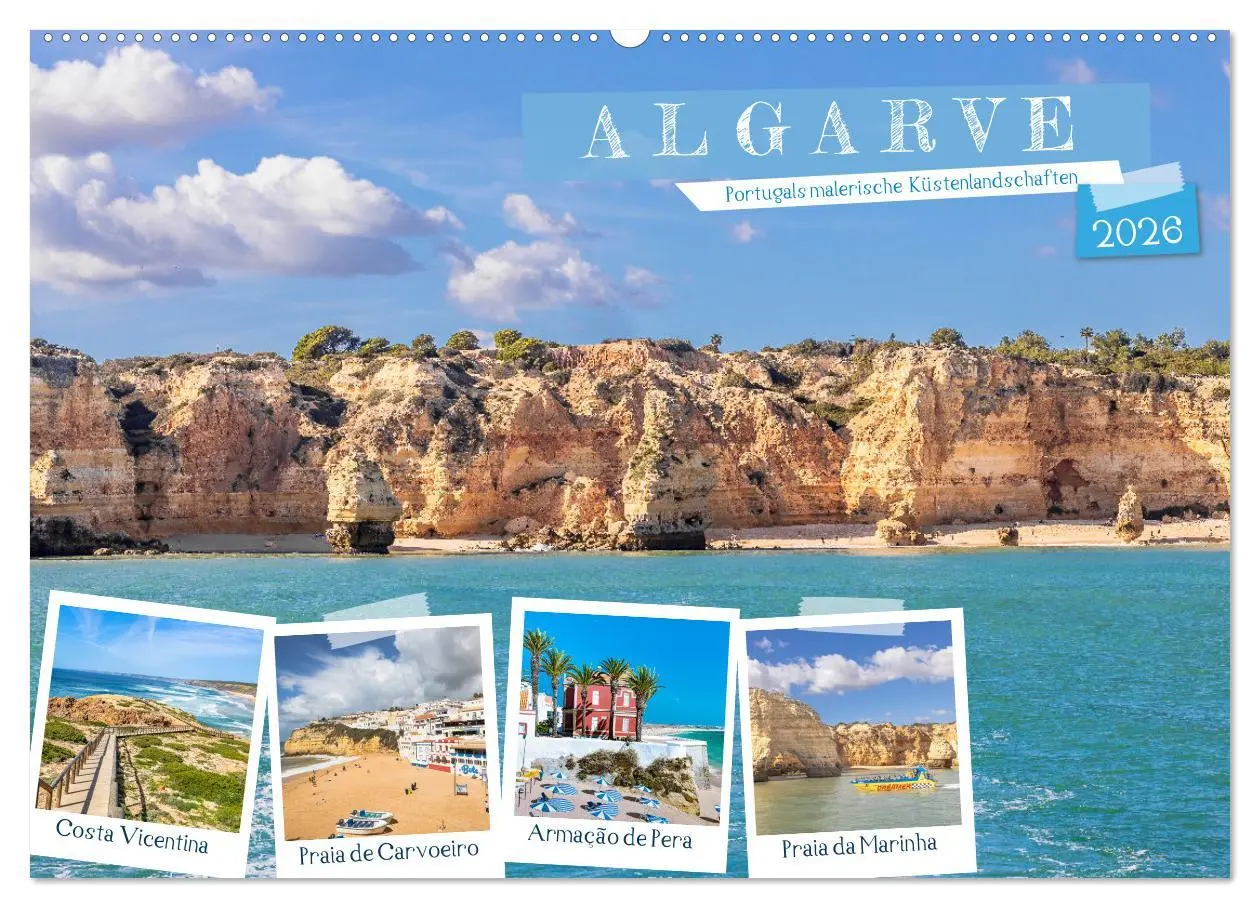 Cover: 9783457588987 | Algarve - Portugals malerische Küstenlandschaften (Wandkalender...