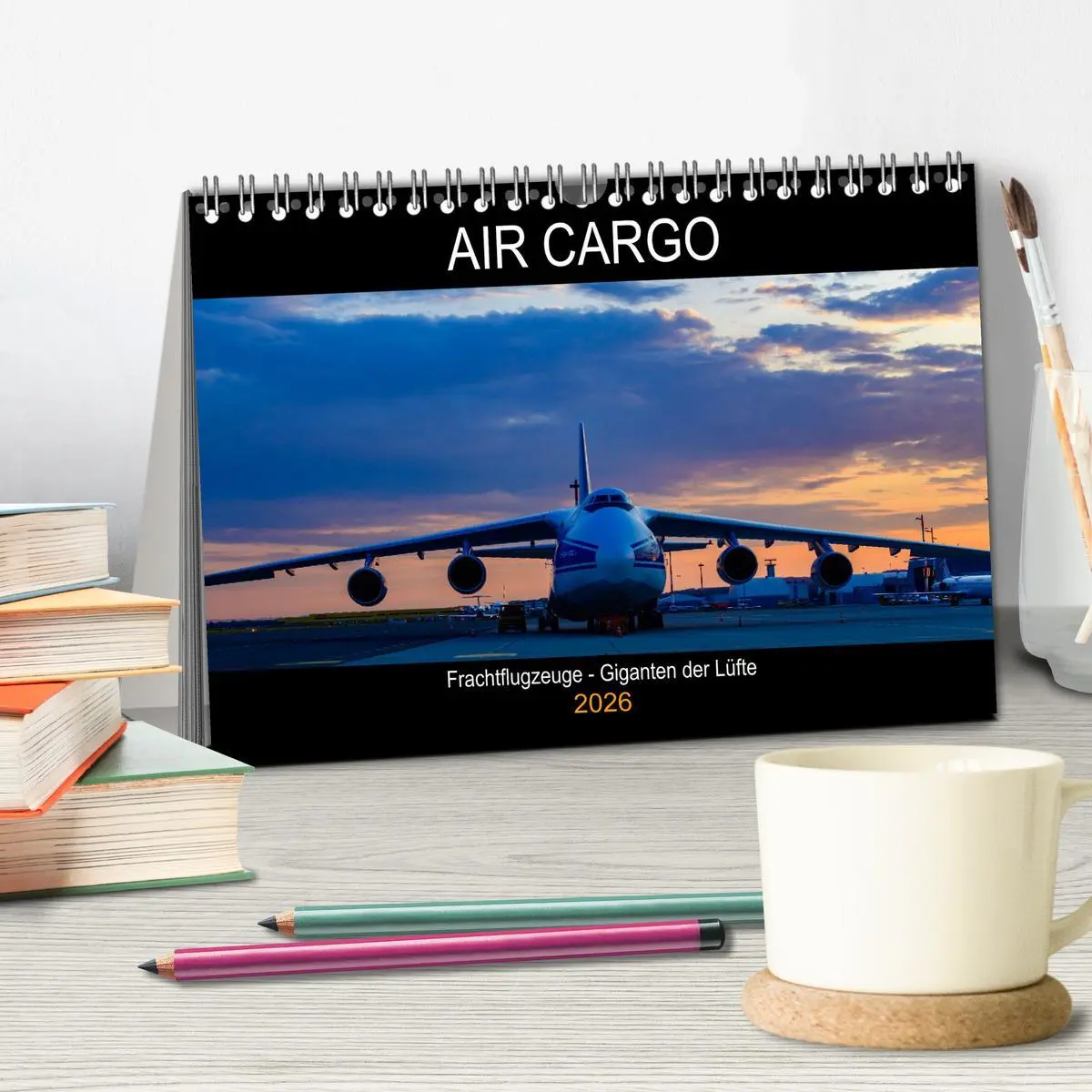 Bild: 9783457658987 | Air Cargo - Frachtflugzeuge, Giganten der Lüfte (Tischkalender 2026...
