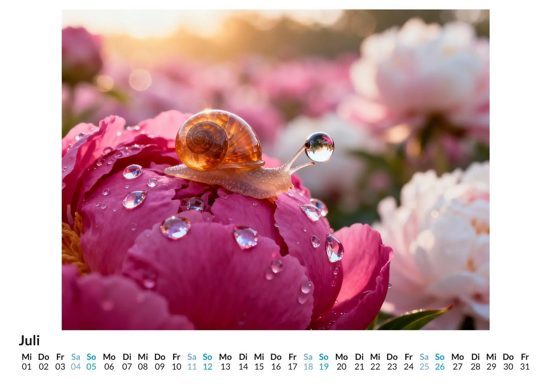 Bild: 9783695328987 | Schnecke | Lucy Horn | Kalender | Deutsch | 2026 | FlipFlop
