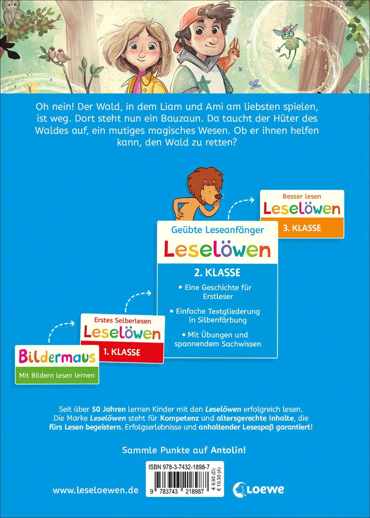 Bild: 9783743218987 | Leselöwen 2. Klasse - Zwei Freunde und der Hüter des Waldes | Buch