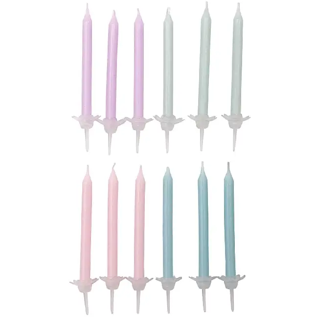 Kerzen Set Pastell
