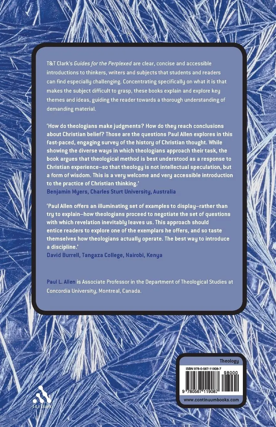 Rückseite: 9780567119087 | Theological Method | A Guide for the Perplexed | Paul L. Allen | Buch