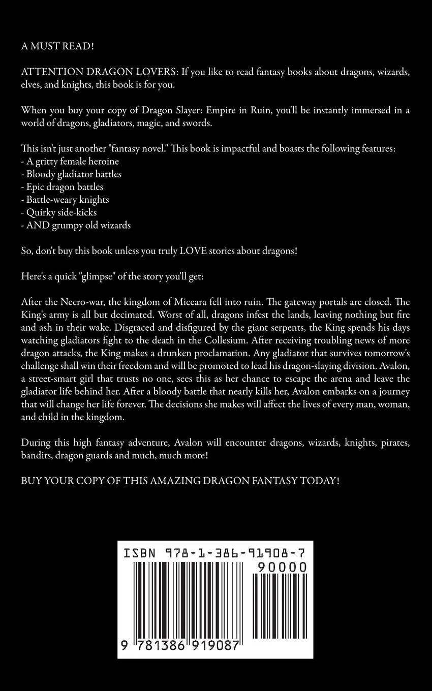 Rückseite: 9781386919087 | Dragon Slayer | David Arthur | Taschenbuch | Kartoniert / Broschiert