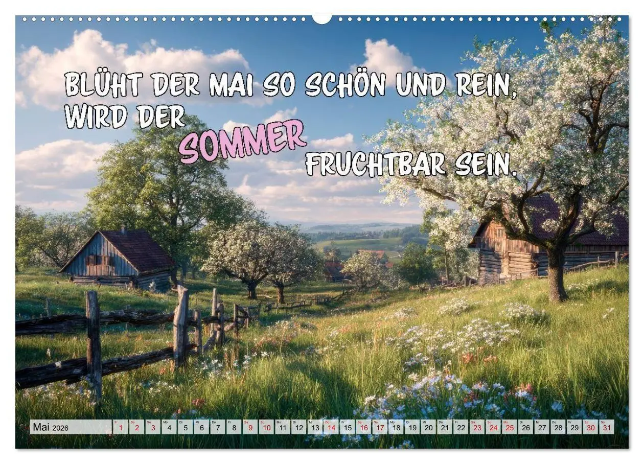 Bild: 9783516709087 | Bauernweisheiten - Stimmen der Natur (Wandkalender 2026 DIN A2...