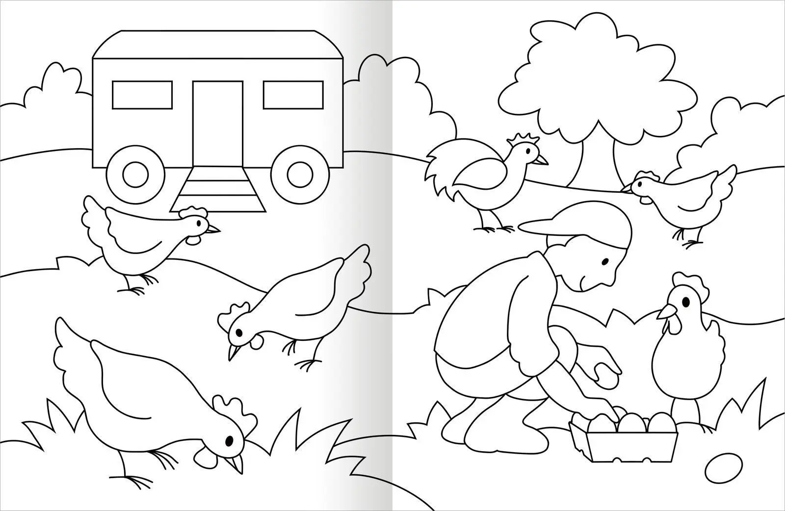 Bild: 9783845869087 | Malbuch Bauernhof | Malbuch ab 3 Jahren | Corina Beurenmeister | Buch