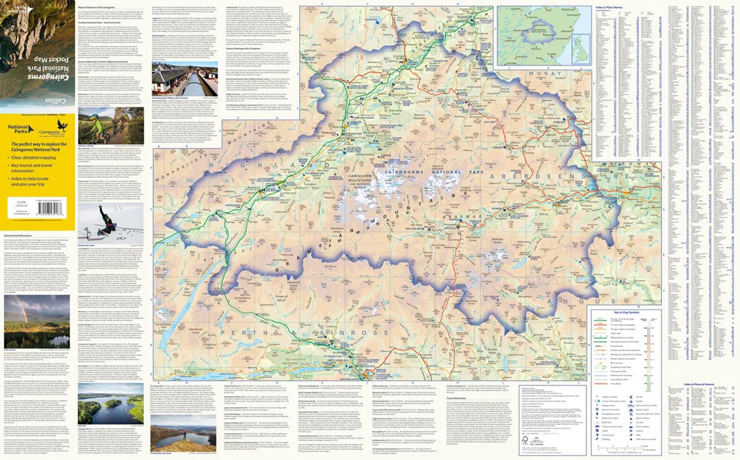 Bild: 9780008439187 | Cairngorms National Park Pocket Map | Collins Maps (u. a.) | Englisch