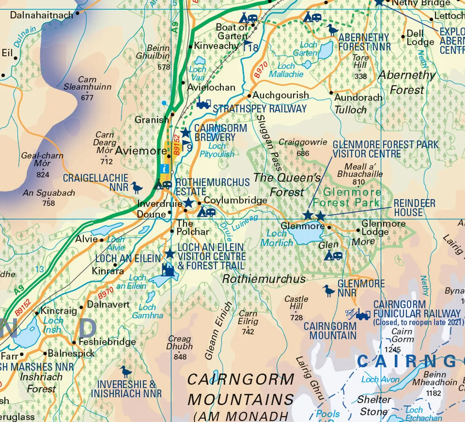 Bild: 9780008439187 | Cairngorms National Park Pocket Map | Collins Maps (u. a.) | Englisch