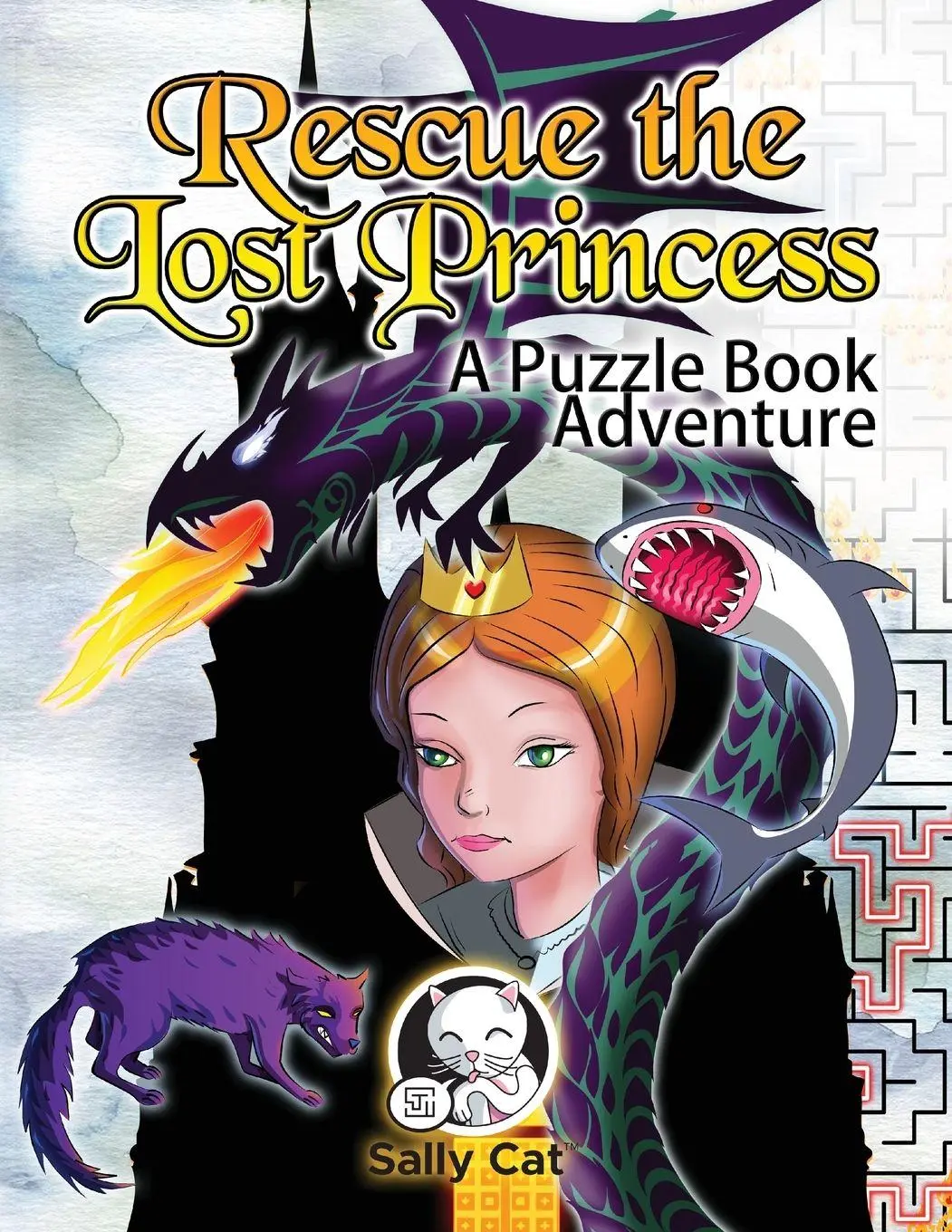 Cover: 9781776449187 | Rescue the Lost Princess | A Puzzle Book Adventure | Sally Cat | Buch
