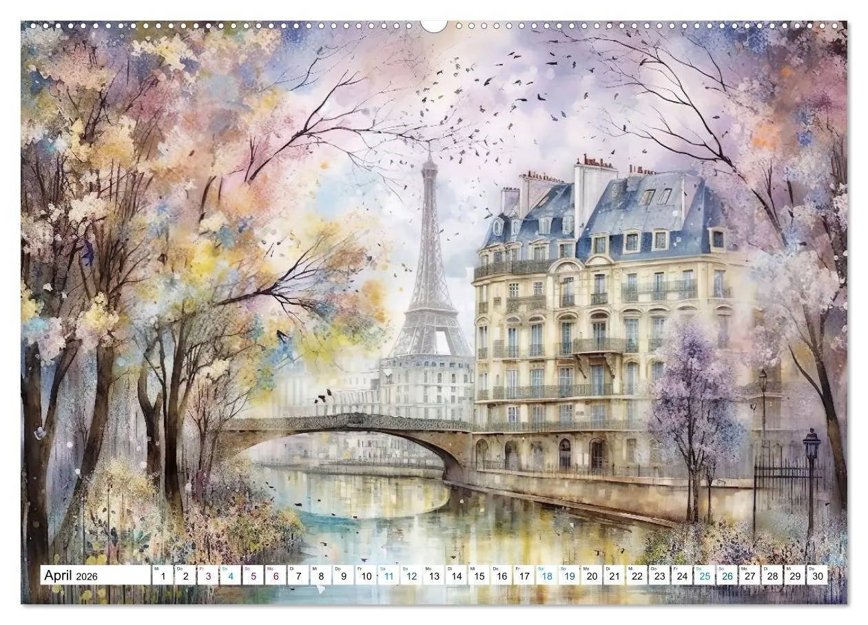 Bild: 9783457399187 | Eiffelturm: Kreativ anders (hochwertiger Premium Wandkalender 2026...