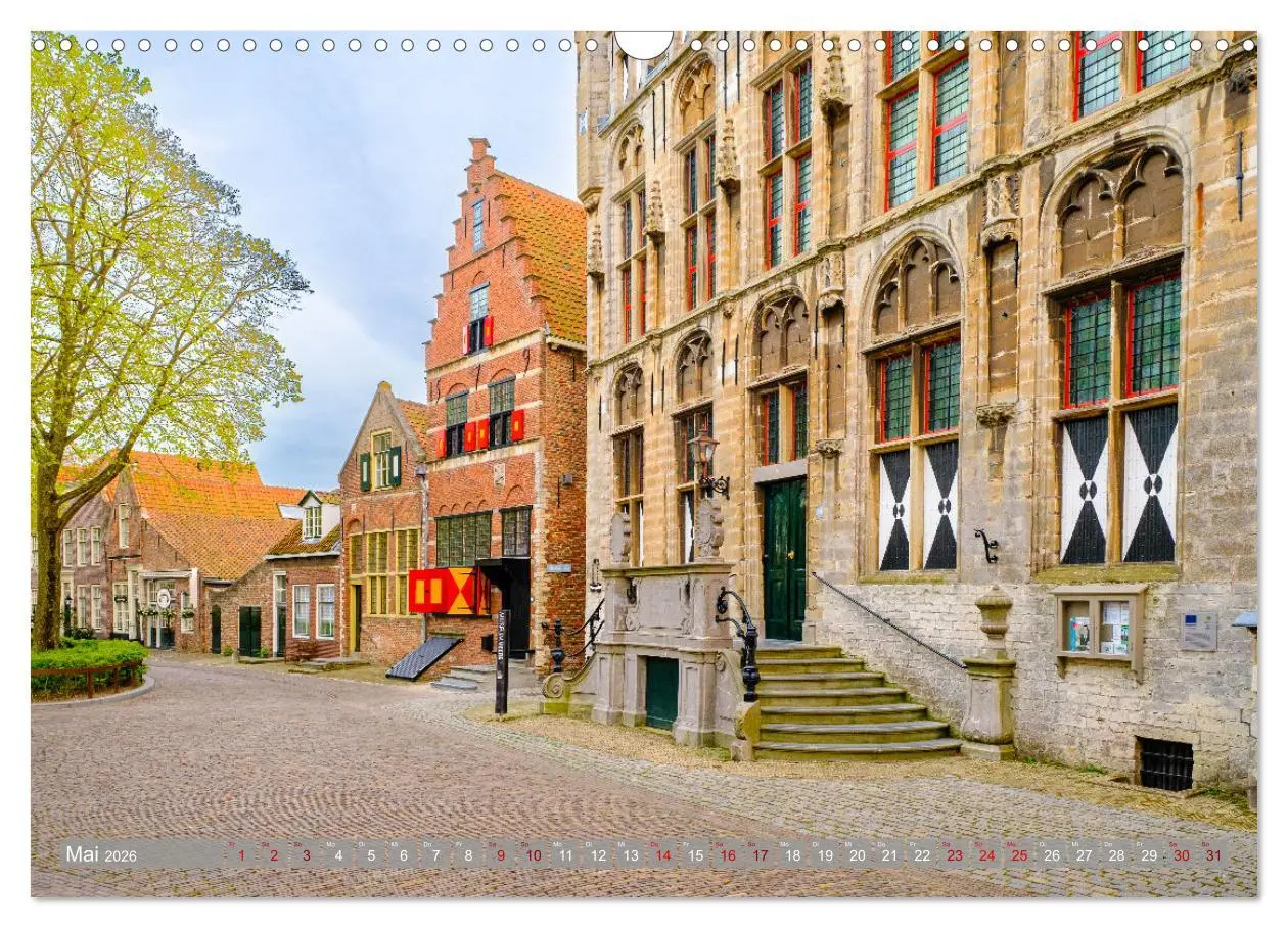 Bild: 9783457539187 | Ein Blick auf Veere in Zeeland (Wandkalender 2026 DIN A3 quer),...