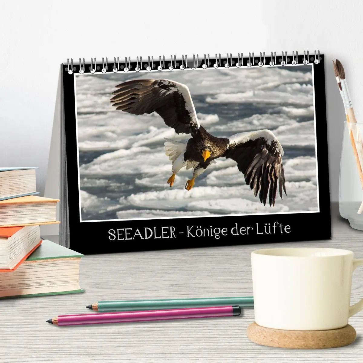 Bild: 9783516179187 | Seeadler - Könige der Lüfte (Tischkalender 2026 DIN A5 quer),...