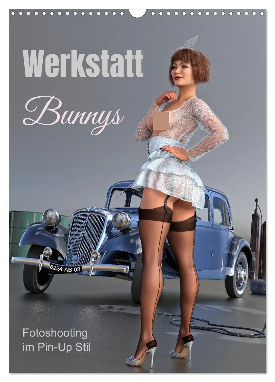 Cover: 9783516249187 | Werkstatt Bunnys (Wandkalender 2026 DIN A3 hoch), CALVENDO...