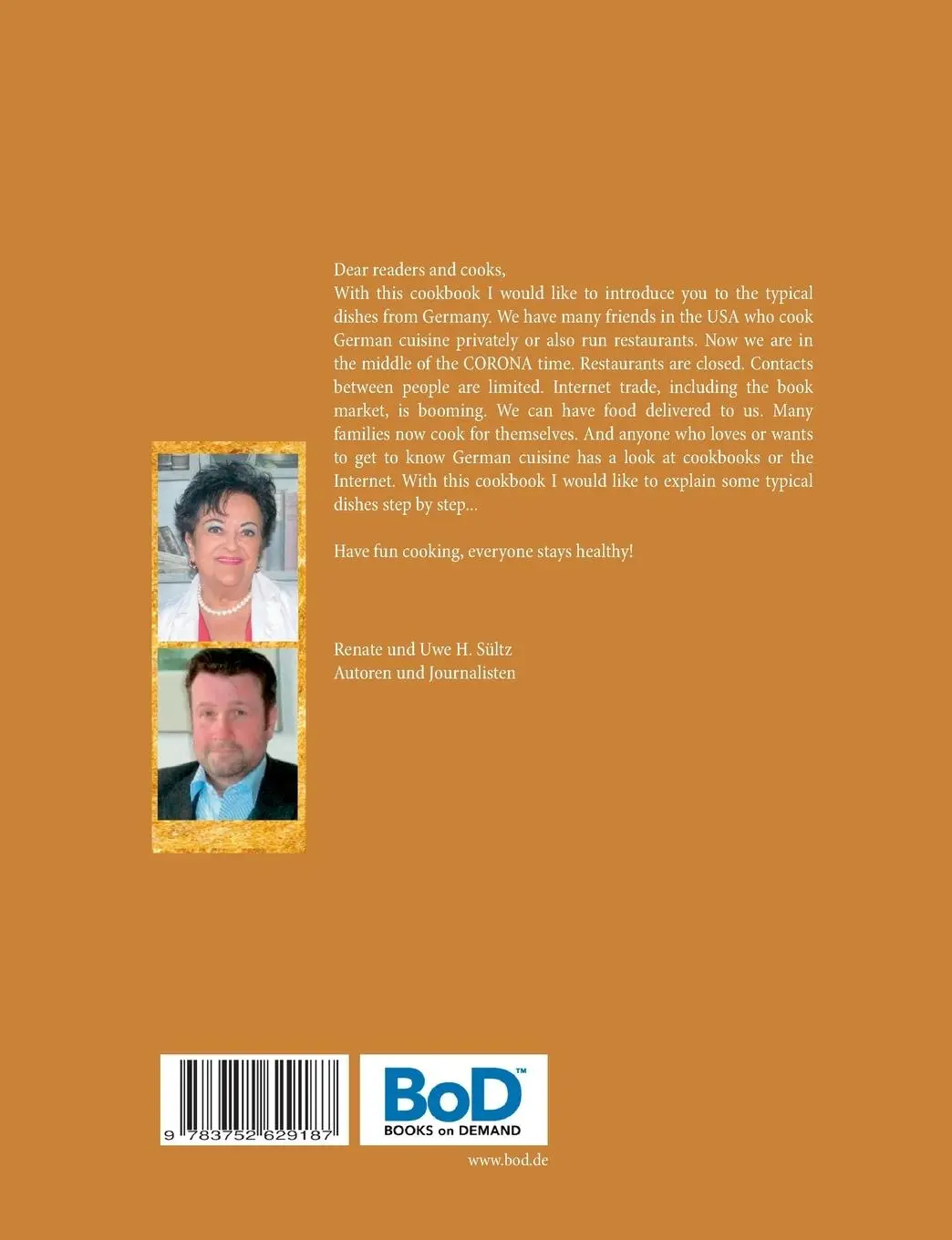 Rückseite: 9783752629187 | Typical German food | Renate Sültz (u. a.) | Taschenbuch | Englisch