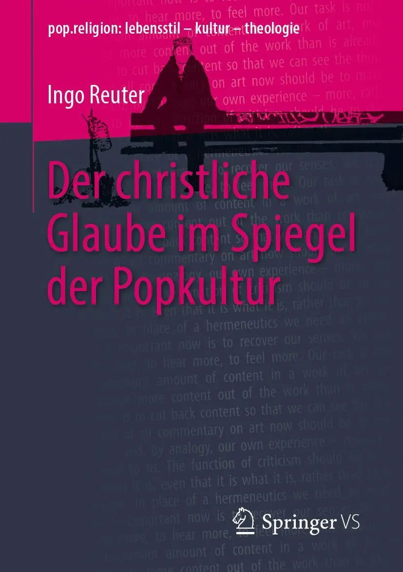Cover: 9783658289287 | Der christliche Glaube im Spiegel der Popkultur | Ingo Reuter | Buch