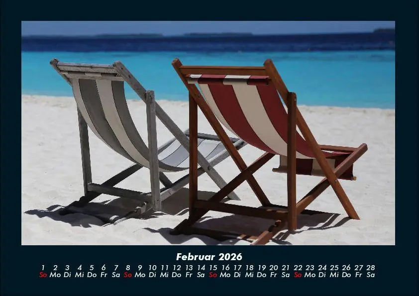 Bild: 9783755999287 | Urlaubsgefühle 2026 Fotokalender DIN A4 | Tobias Becker | Kalender