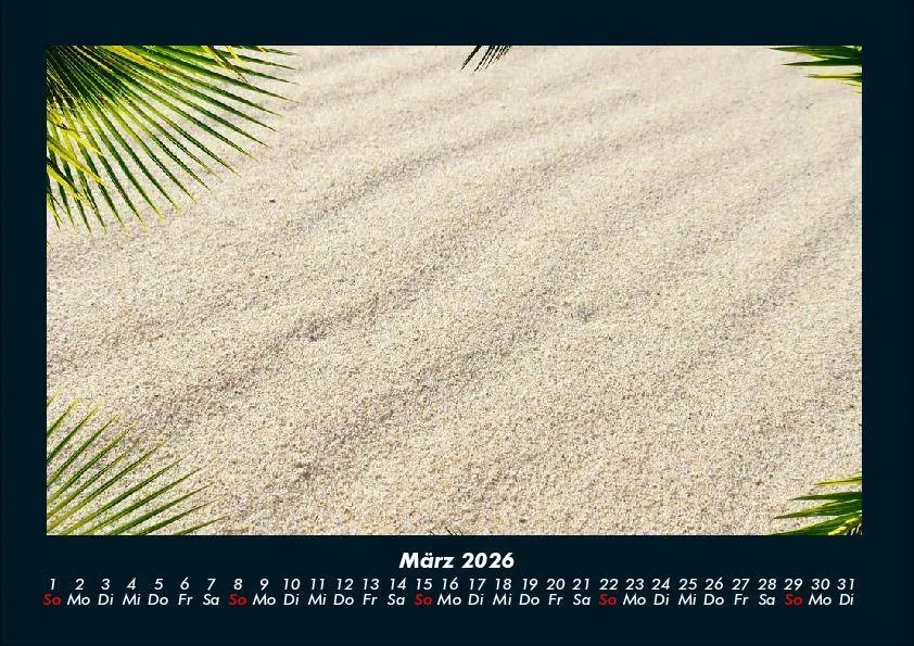 Bild: 9783755999287 | Urlaubsgefühle 2026 Fotokalender DIN A4 | Tobias Becker | Kalender