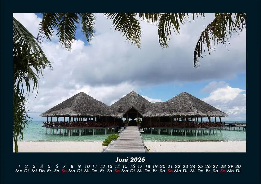 Bild: 9783755999287 | Urlaubsgefühle 2026 Fotokalender DIN A4 | Tobias Becker | Kalender