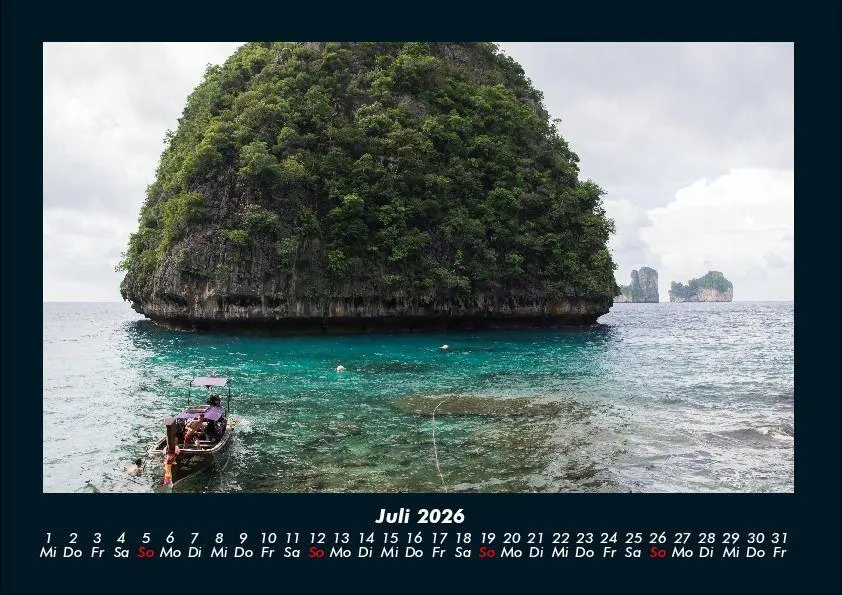 Bild: 9783755999287 | Urlaubsgefühle 2026 Fotokalender DIN A4 | Tobias Becker | Kalender