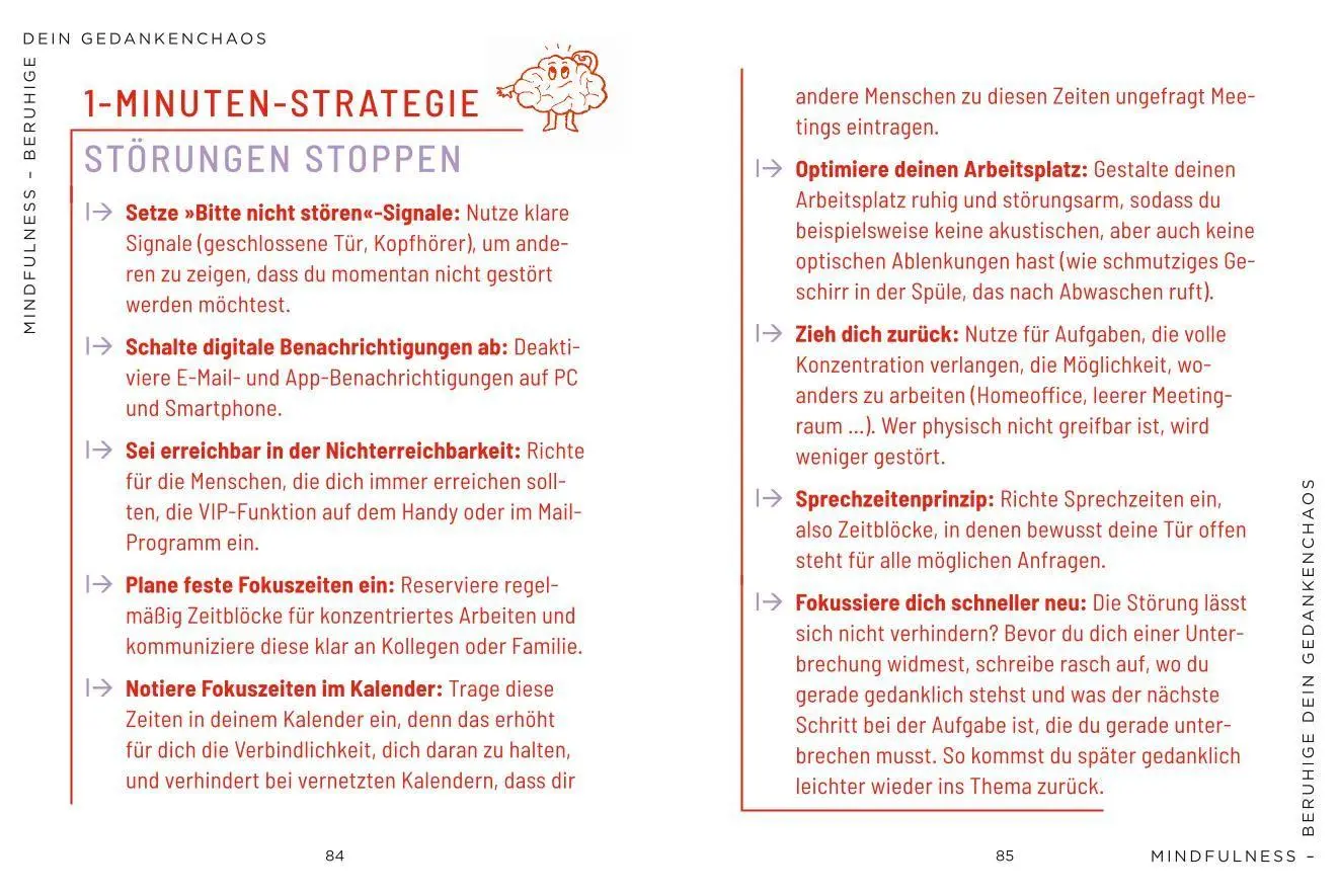 Bild: 9783833899287 | Die 1-Minuten-Strategie gegen mentale Erschöpfung | Cordula Nussbaum
