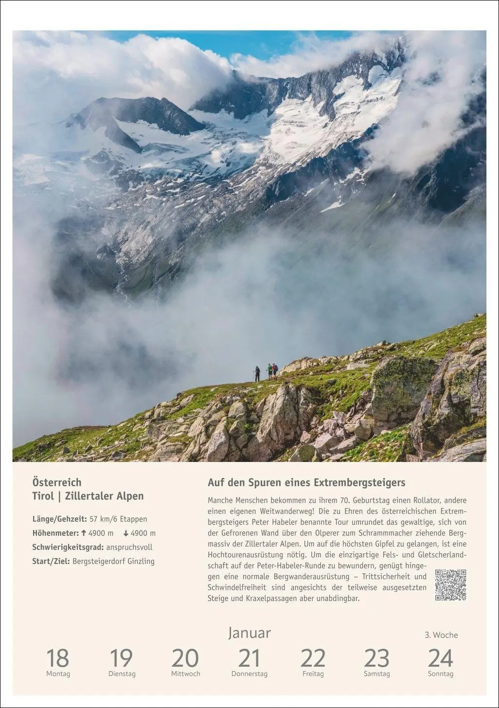 Bild: 9783840039287 | Wanderlust Wochen-Kulturkalender 2027 - 53 Touren von der Küste bis...