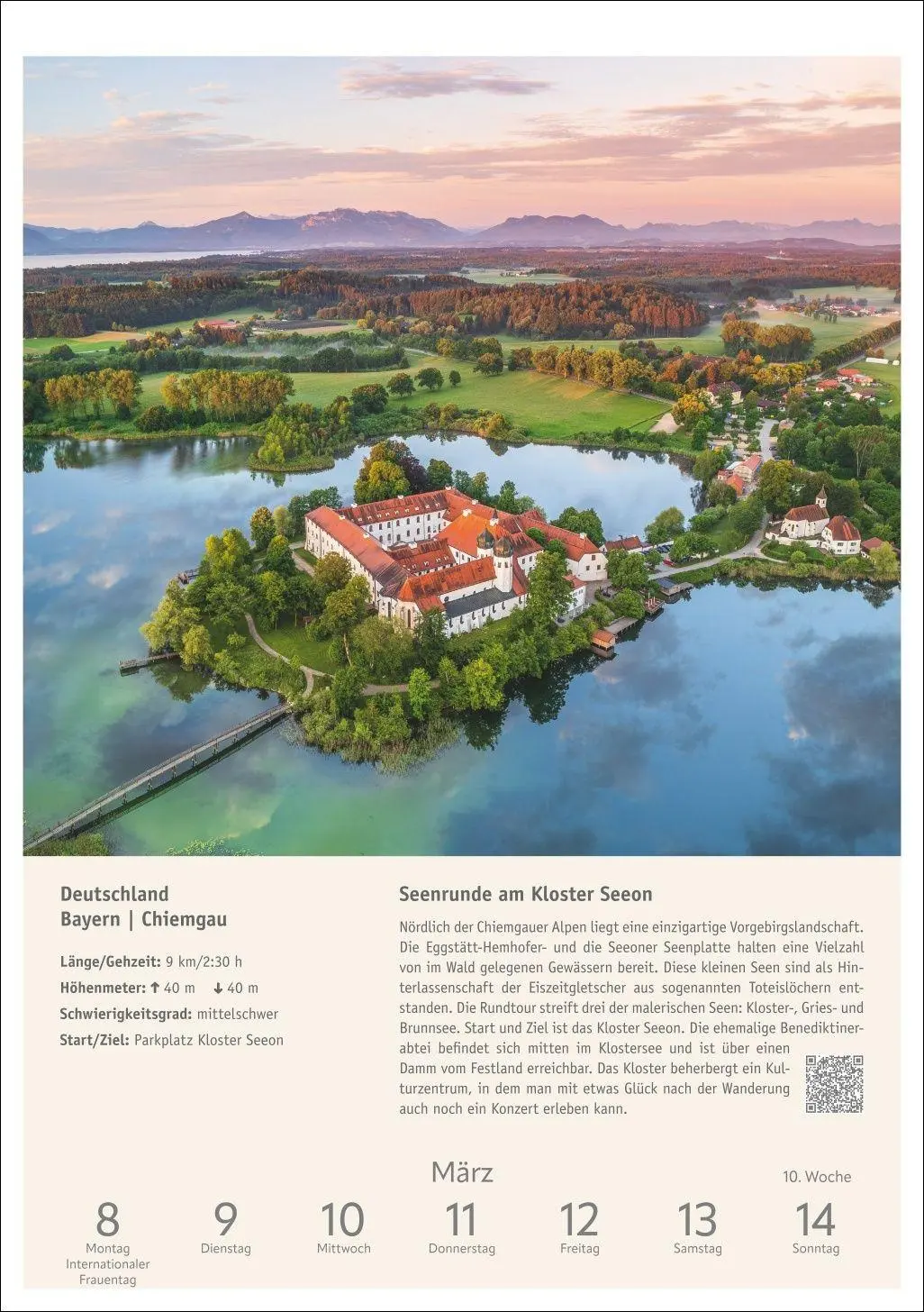 Bild: 9783840039287 | Wanderlust Wochen-Kulturkalender 2027 - 53 Touren von der Küste bis...