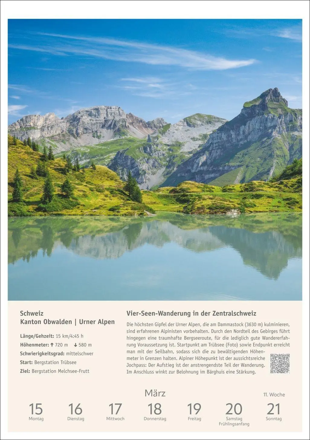 Bild: 9783840039287 | Wanderlust Wochen-Kulturkalender 2027 - 53 Touren von der Küste bis...