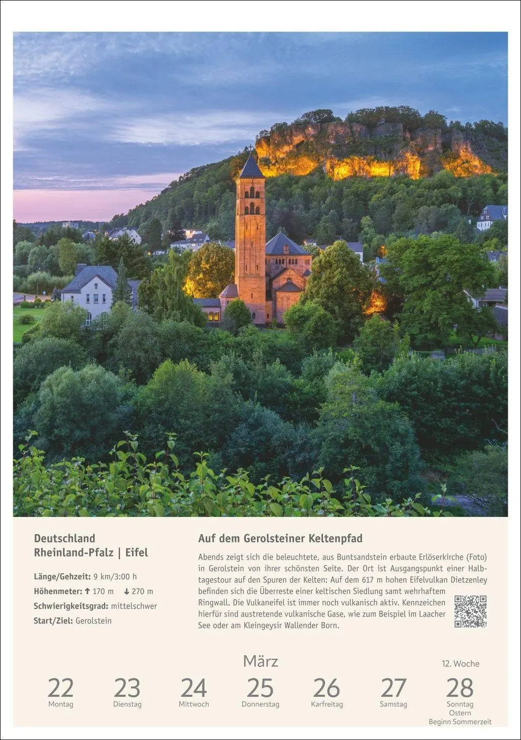 Bild: 9783840039287 | Wanderlust Wochen-Kulturkalender 2027 - 53 Touren von der Küste bis...