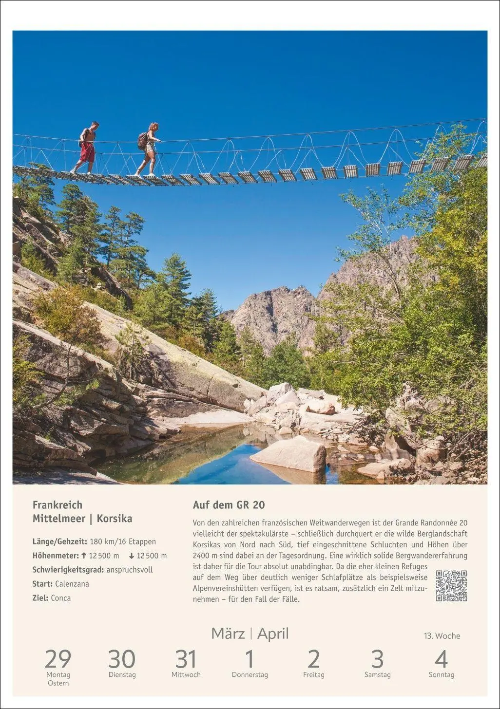 Bild: 9783840039287 | Wanderlust Wochen-Kulturkalender 2027 - 53 Touren von der Küste bis...