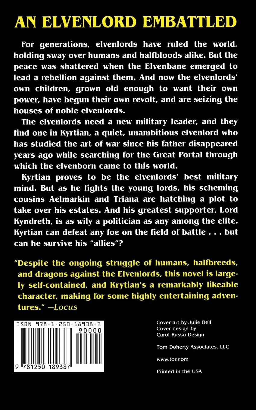 Rückseite: 9781250189387 | ELVENBORN | Andre Norton | Taschenbuch | Englisch | 2003