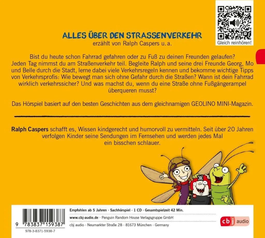 Bild: 9783837159387 | Geolino Mini 07: Alles über den Straßenverkehr | Eva Dax (u. a.) | CD
