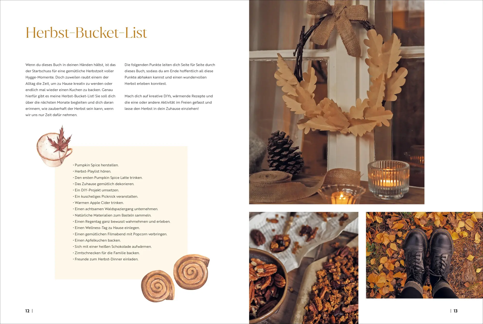 Bild: 9783838839387 | Kreative Herbstliebe | Liebevolle DIY-Ideen und wärmende Rezepte