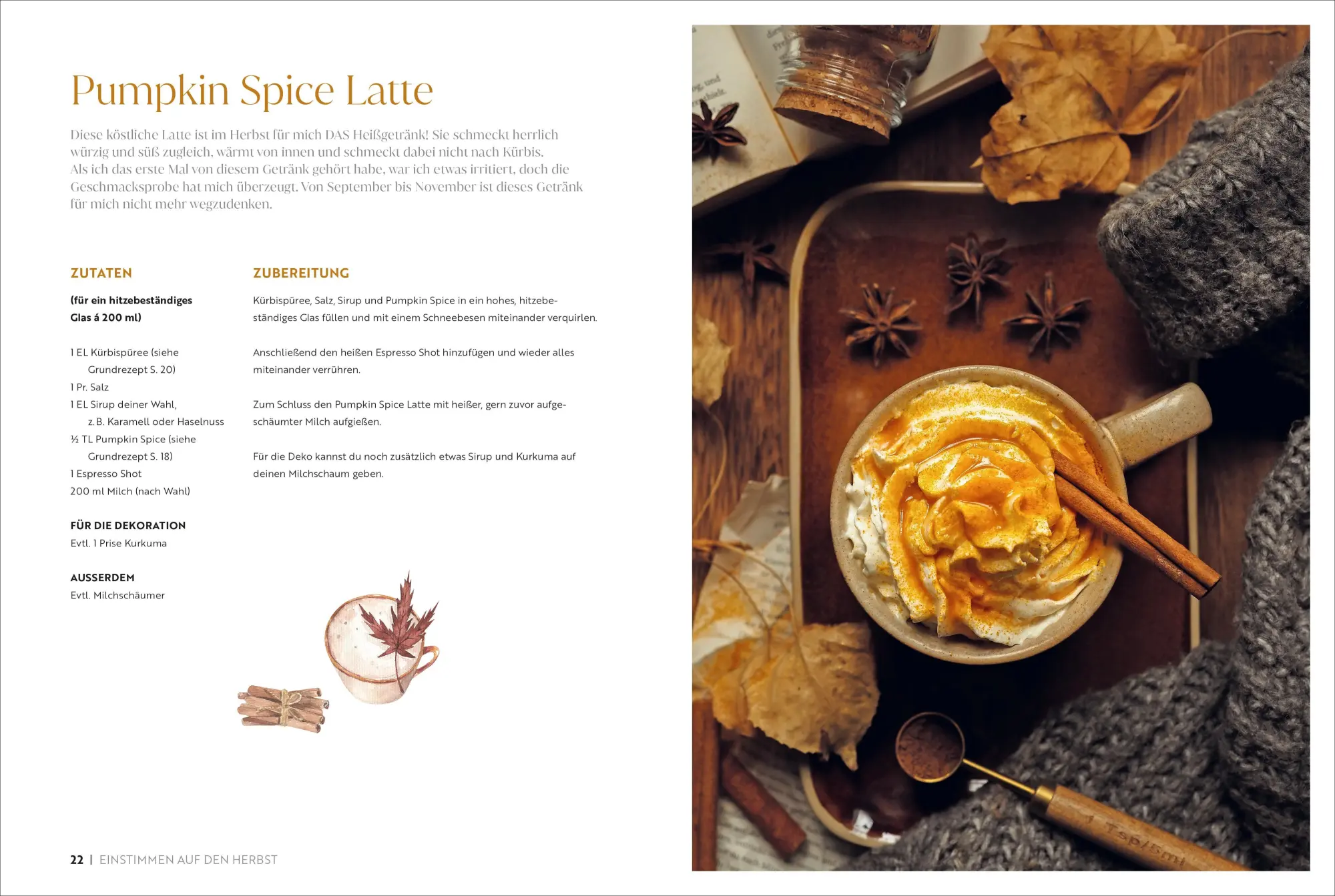 Bild: 9783838839387 | Kreative Herbstliebe | Liebevolle DIY-Ideen und wärmende Rezepte