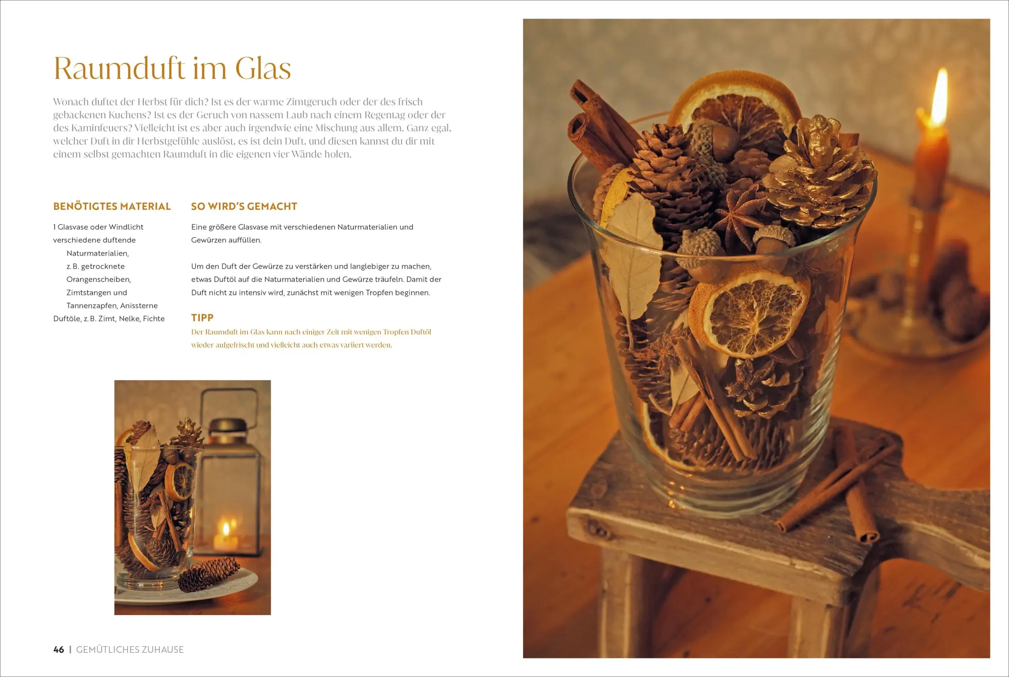 Bild: 9783838839387 | Kreative Herbstliebe | Liebevolle DIY-Ideen und wärmende Rezepte
