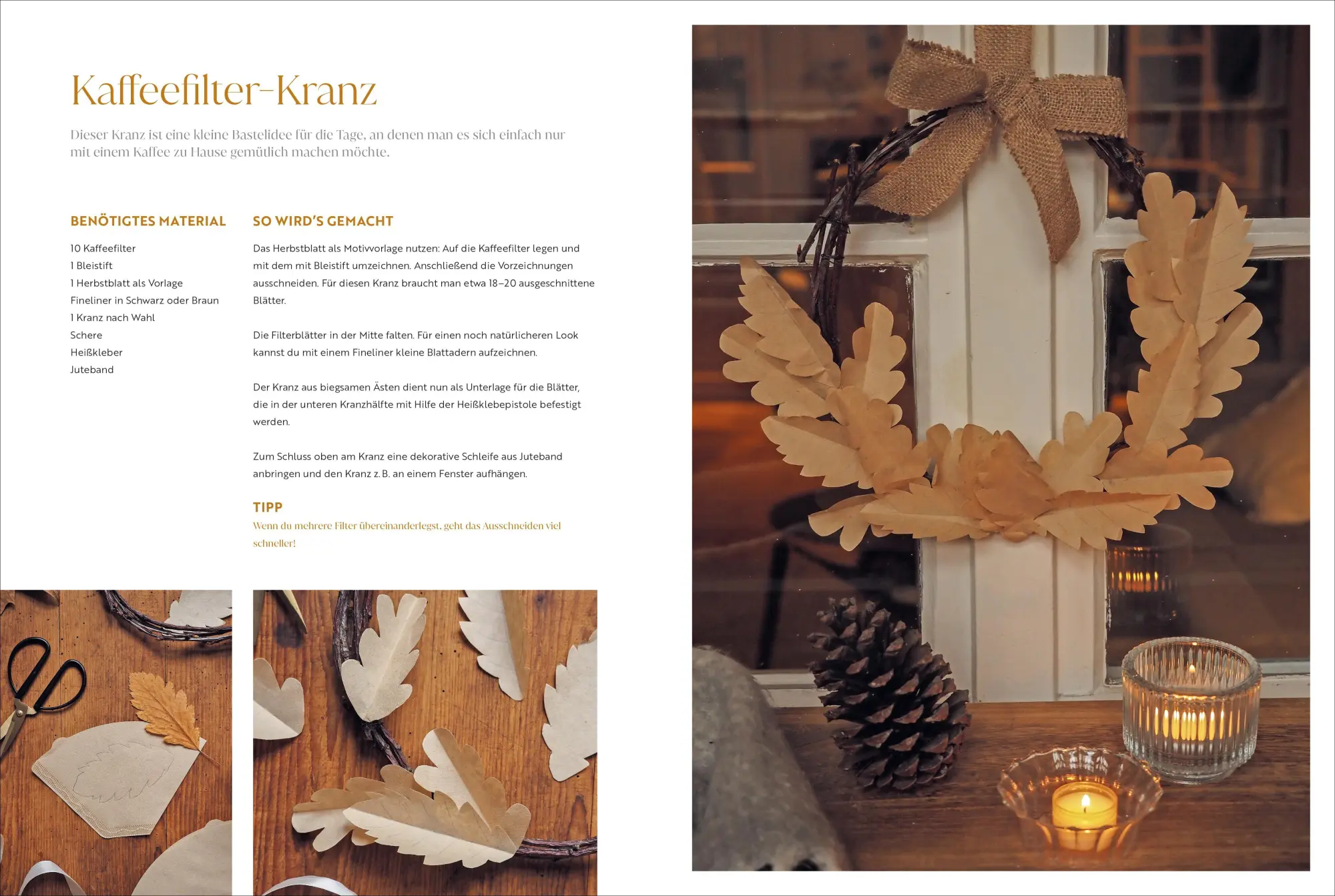 Bild: 9783838839387 | Kreative Herbstliebe | Liebevolle DIY-Ideen und wärmende Rezepte