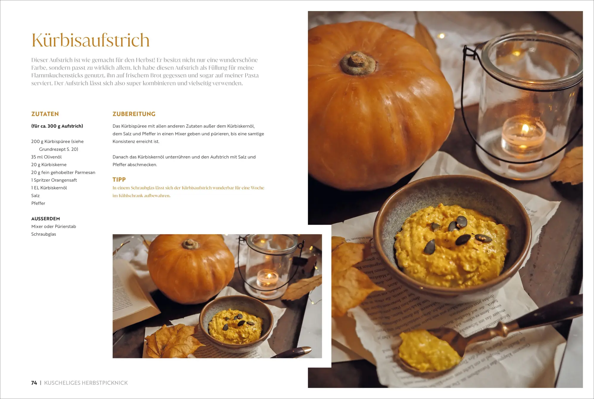 Bild: 9783838839387 | Kreative Herbstliebe | Liebevolle DIY-Ideen und wärmende Rezepte
