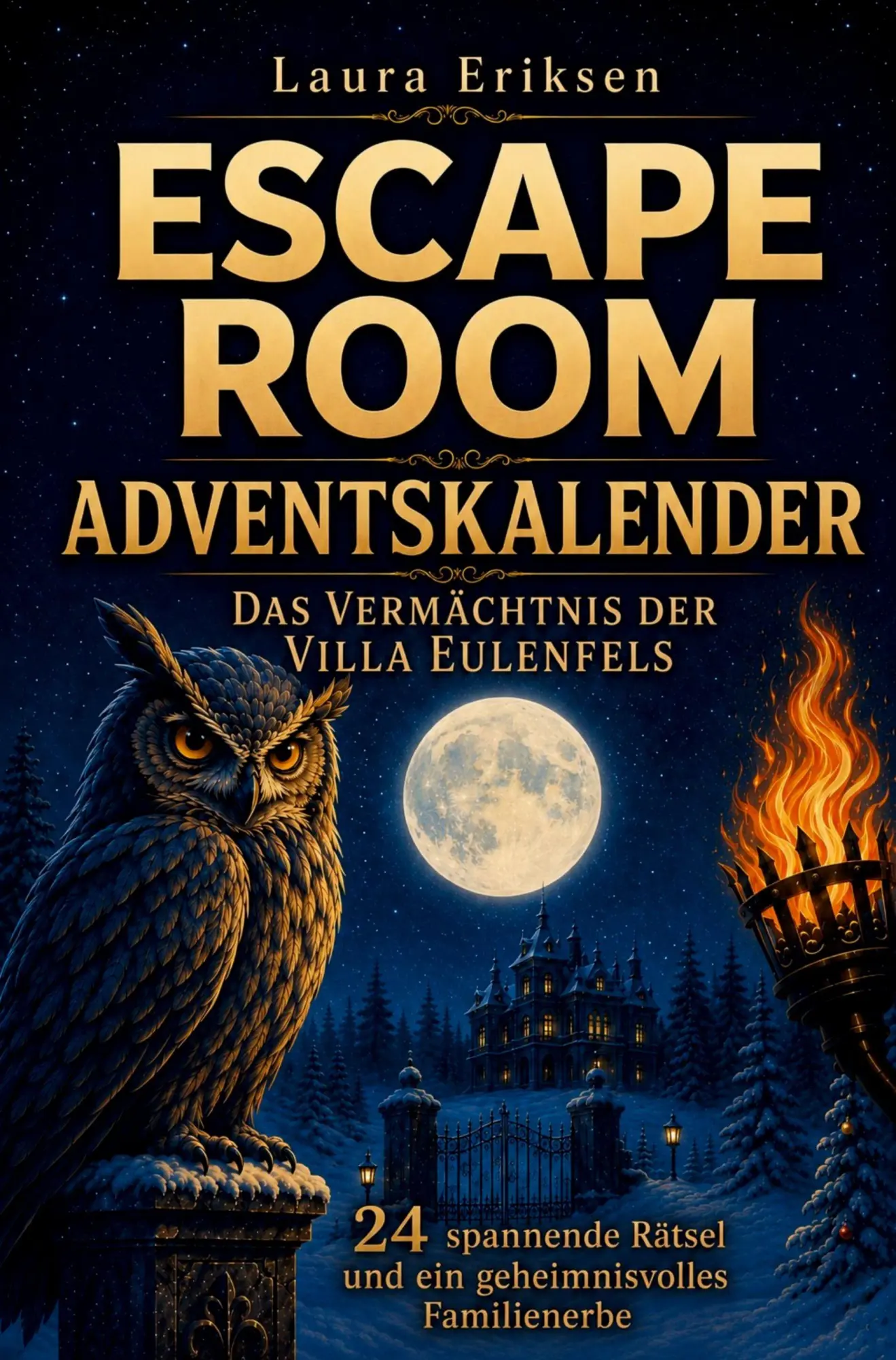 Cover: 9783911099387 | Escape Room Adventskalender - Das Vermächtnis der Villa Eulenfels
