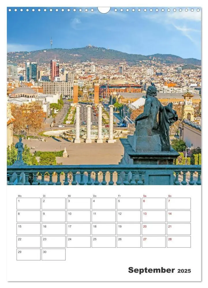 Bild: 9783435899487 | Barcelona - Urlaubsplaner (Wandkalender 2025 DIN A3 hoch), CALVENDO...